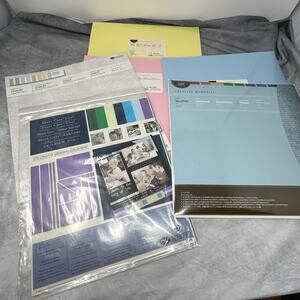 NEW Lot 6 Creative Memories 12x12 Paper Packs Short Cut Pack Scrapbooking